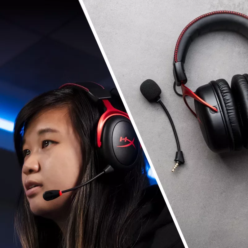 HyperX Cloud II Wireless - Spēļu austiņas (melns-sarkans)