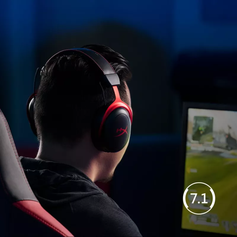 HyperX Cloud II Wireless - Spēļu austiņas (melns-sarkans)