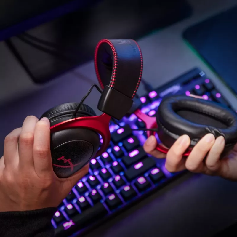 HyperX Cloud II Wireless - Spēļu austiņas (melns-sarkans)