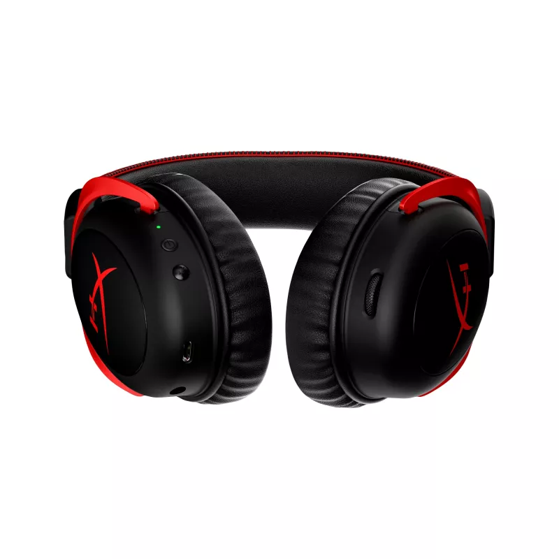 HyperX Cloud II Wireless - Spēļu austiņas (melns-sarkans)