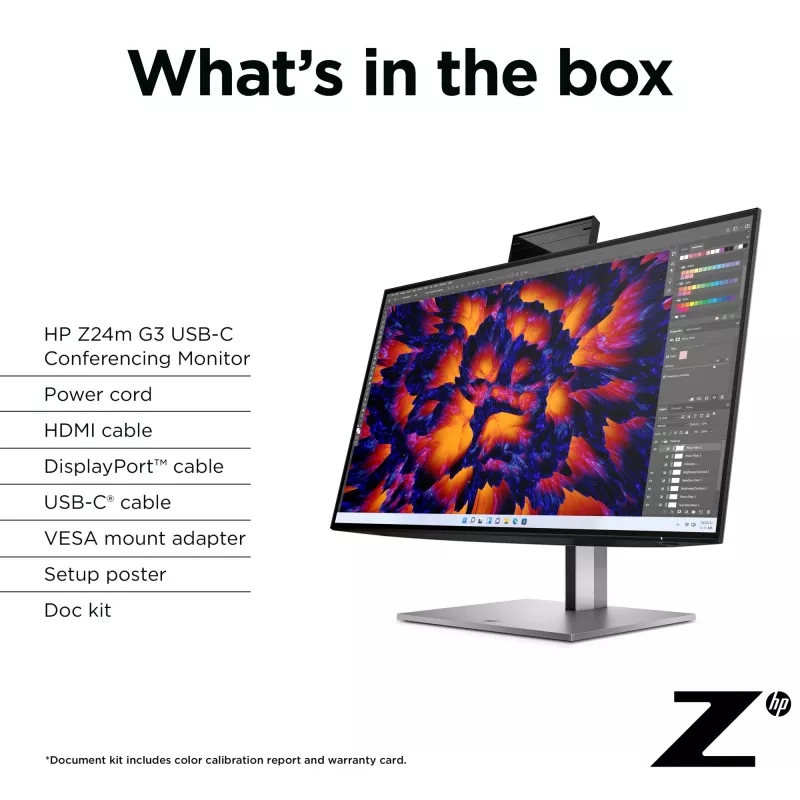 Monitors HP Z24m G3 23,8 collas Quad HD 2560 x 1440