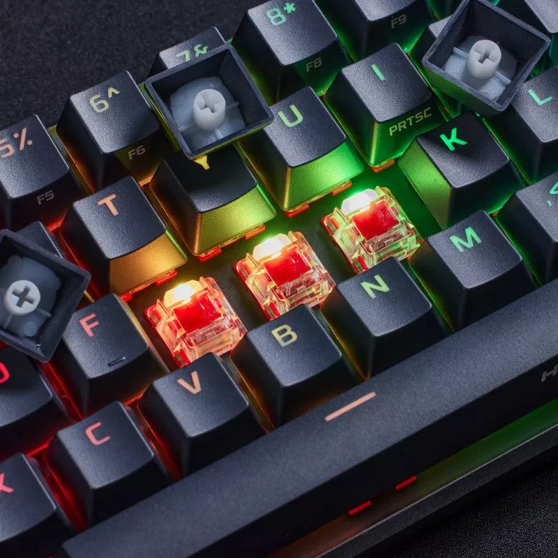 HyperX Alloy Origins 65 - mehāniskā spēļu tastatūra - HX Aqua (US izkārtojums)