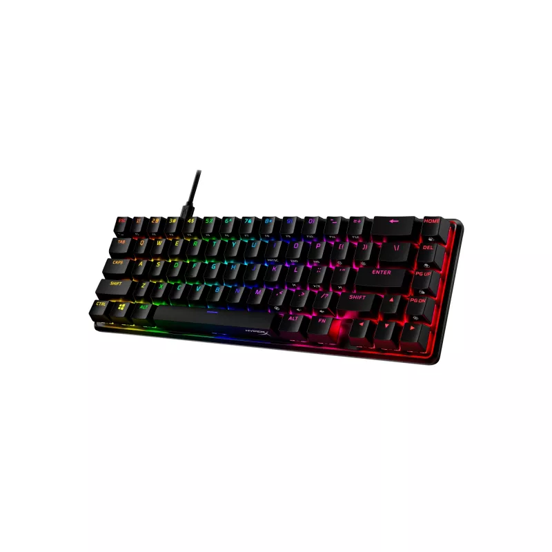 HyperX Alloy Origins 65 - mehāniskā spēļu tastatūra - HX Aqua (US izkārtojums)