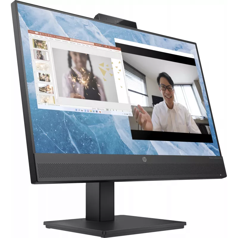 HP M24m konferences monitors, 60,5 cm (23,8 collas), 1920 x 1080 pikseļi, Full HD, LED, 5 ms, melns