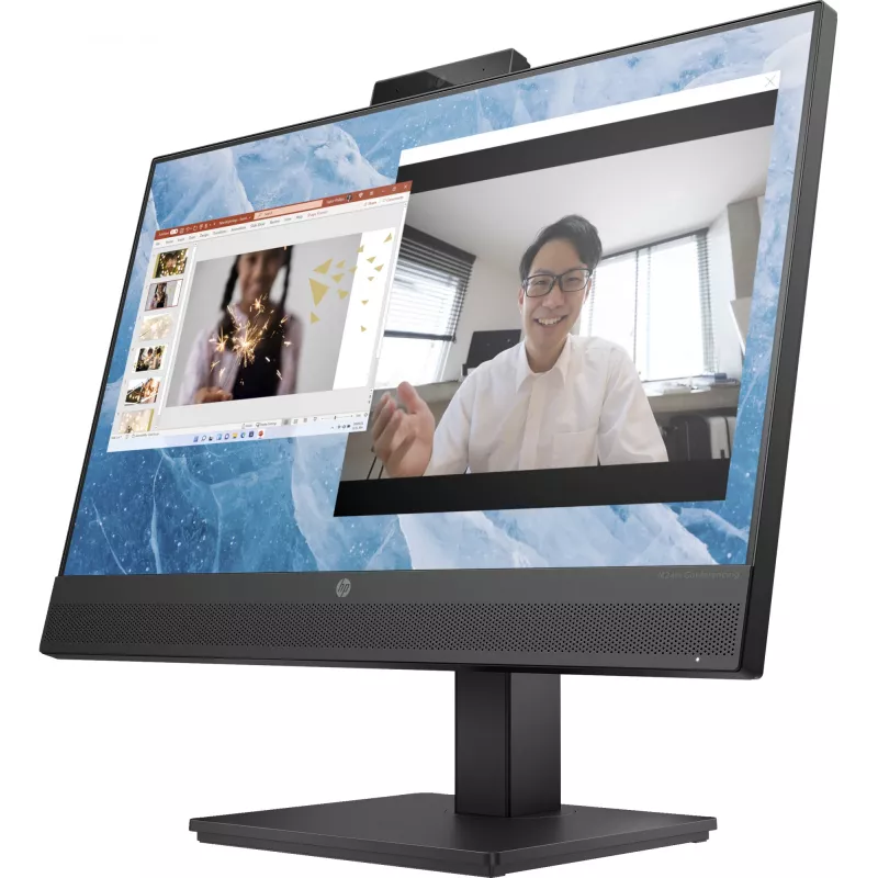 HP M24m konferences monitors, 60,5 cm (23,8 collas), 1920 x 1080 pikseļi, Full HD, LED, 5 ms, melns