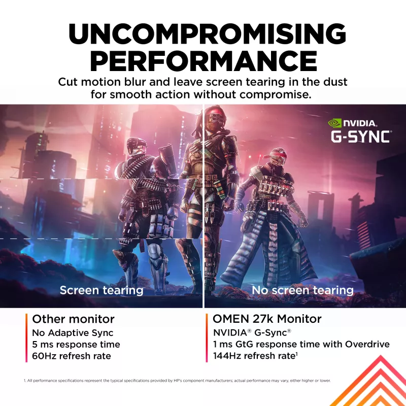 OMEN by HP 27 collu UHD 144Hz spēļu monitors - OMEN 27k