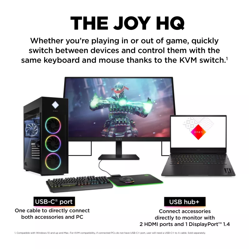 OMEN by HP 27 collu UHD 144Hz spēļu monitors - OMEN 27k