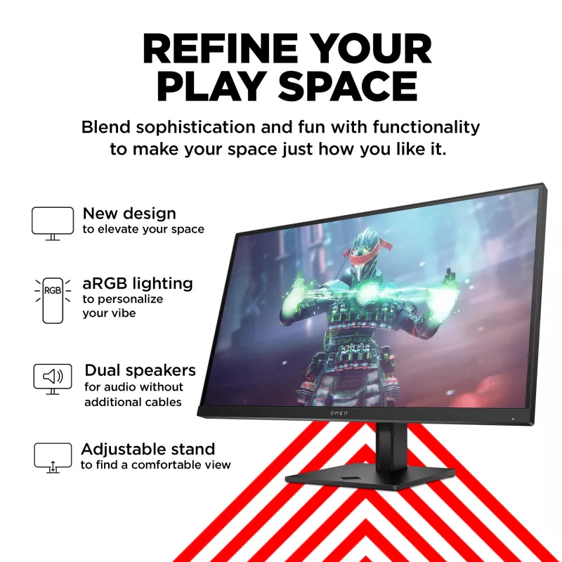 OMEN by HP 27 collu UHD 144Hz spēļu monitors - OMEN 27k