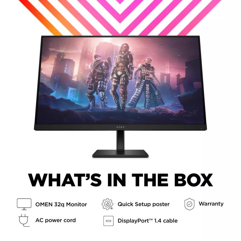OMEN by HP 31,5 collu QHD 165 Hz spēļu monitors — OMEN 32q