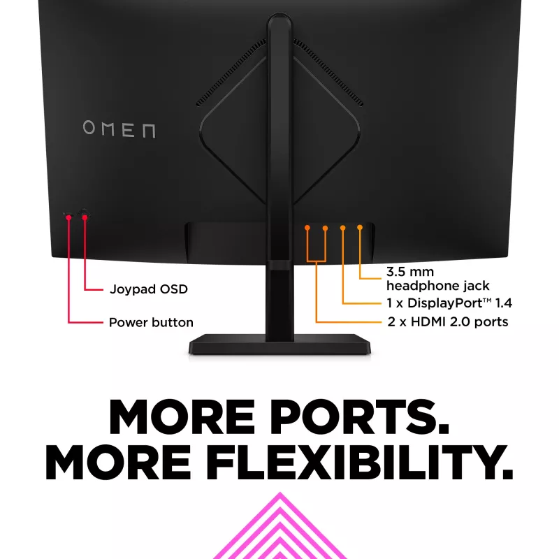 OMEN by HP 31,5 collu QHD 165 Hz izliekts spēļu monitors - OMEN 32c