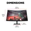OMEN by HP 31,5 collu QHD 165 Hz izliekts spēļu monitors - OMEN 32c