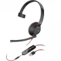 HP Poly Poly Melnswire 5210 Monaural USB-A Headset