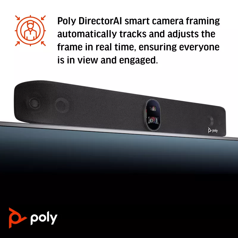 HP Poly Studio X70 universāla video bāra, 357 kg, 0 - 40 °C, 15 - 80%, 840,2 mm, 135,4 mm, 117,3 mm