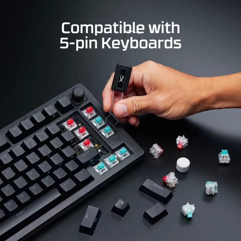 Lineārs mehāniskās tastatūras slēdzis KINGSTON HyperX 85U07AA 45 g aktivizācijas spēks