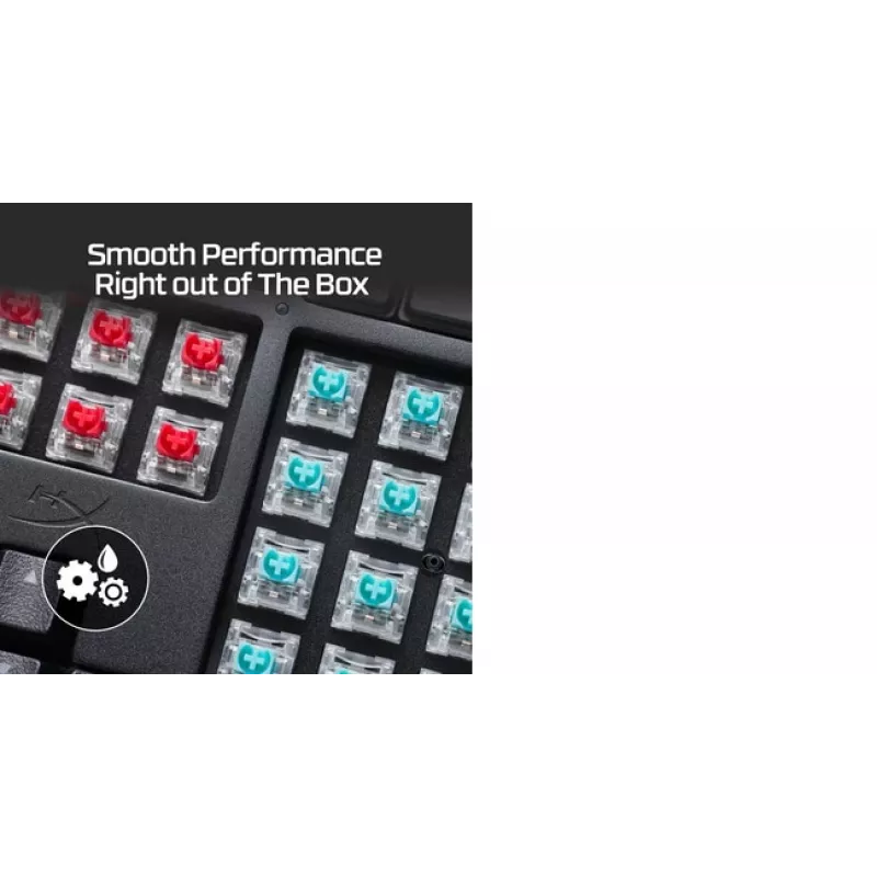 Lineārs mehāniskās tastatūras slēdzis KINGSTON HyperX 85U07AA 45 g aktivizācijas spēks