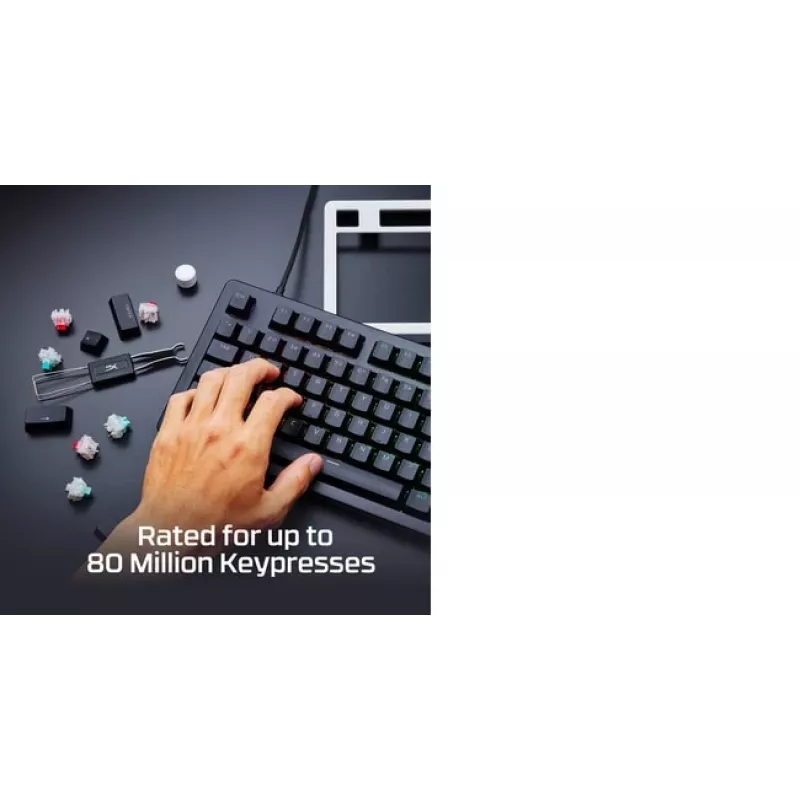 Lineārs mehāniskās tastatūras slēdzis KINGSTON HyperX 85U07AA 45 g aktivizācijas spēks