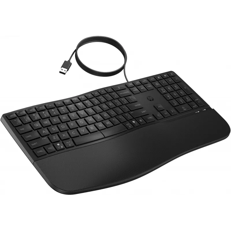 Vadu pilna izmēra tastatūra HP 485 Comfort ar USB savienojumu un 23 programmējamām pogām