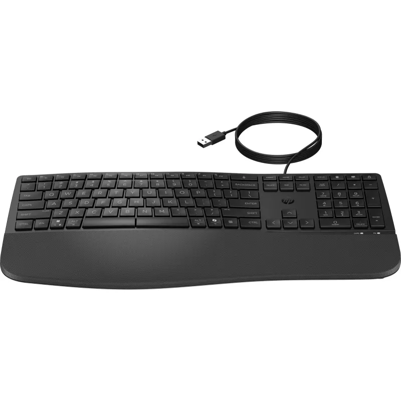 Vadu pilna izmēra tastatūra HP 485 Comfort ar USB savienojumu un 23 programmējamām pogām