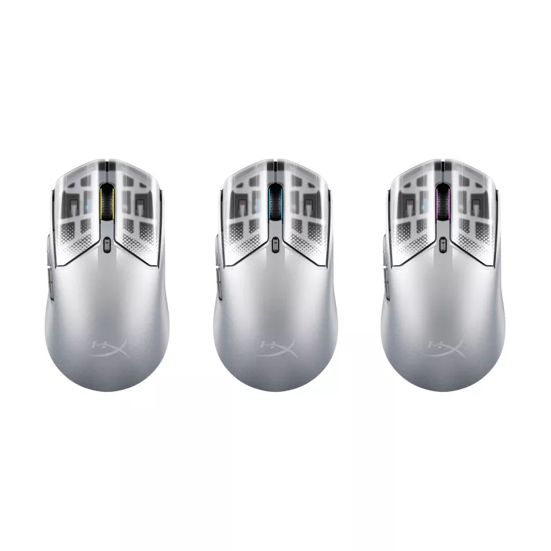 HyperX Pulsefire Haste 2 S Silver bezvadu spēļu pele