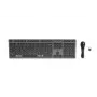 HP 720 Multi-Device Rechargeable Wireless tastatūra, Full-size (100%), Wireless, USB + Bluetooth, Mechanical, QWERTY, Melns