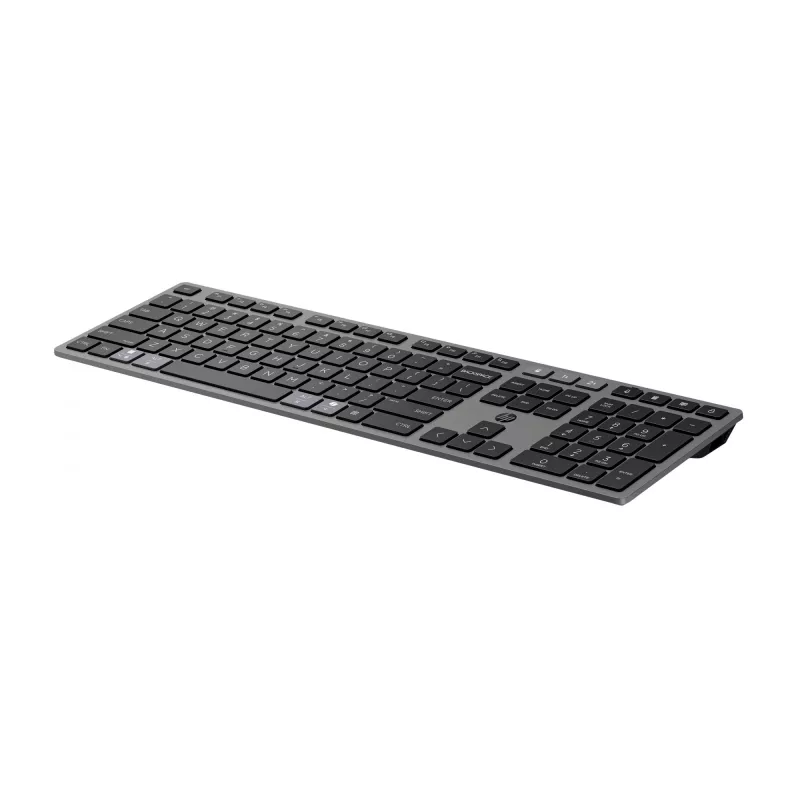 HP 725 vairāku ierīču uzlādējama bezvadu tastatūras un peles komplekts, pilna izmēra bezvadu Bluetooth