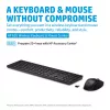 HP 655 bezvadu tastatūras un peles komplekts, melns, pele iekļauta