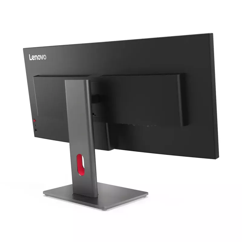 Datora monitors Lenovo ThinkVision P34WD-40 34 collas (86,4 cm) izliekts IPS 3440×1440 WQHD 6 ms USB-C, skaļruņi, VESA, melns