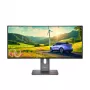 Datora monitors Lenovo ThinkVision P34WD-40 34 collas (86,4 cm) izliekts IPS 3440×1440 WQHD 6 ms USB-C, skaļruņi, VESA, melns