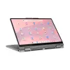 Lenovo Chrome 2in1 14IRU10 Intel Core 5 120U Chromebook 35.6 cm (14 collas) Skārienjūtīgs WUXGA 8 GB LPDDR5-SDRAM 128 GB UFS Wi-Fi 6E (802.11ax) ChromeOS angļu Pelēks