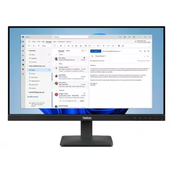 24 collu Lenovo ThinkVision S24-4e LED IPS monitors, 1920x1080 Full HD, 6 ms, 178° skata leņķi, VESA, Melns