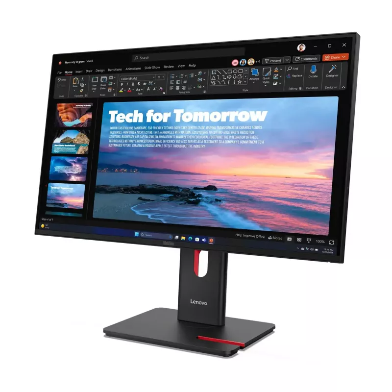 Monitors Lenovo ThinkVision T27QD-40 27 collas Wide Quad HD LED 2560 x 1440