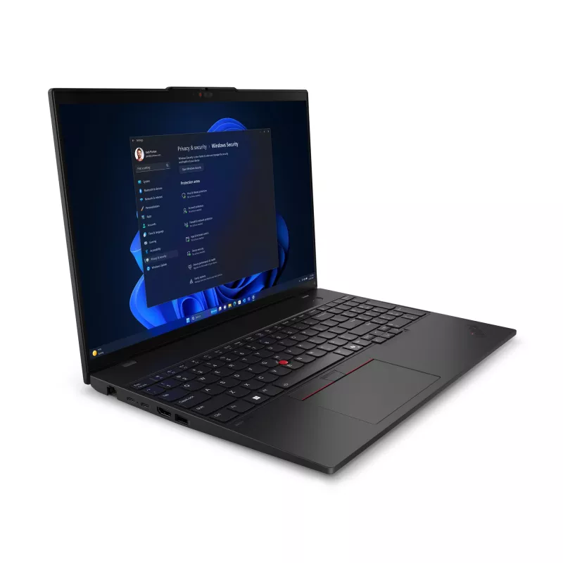 Lenovo ThinkPad L16 Gen 1 (Intel) Intel Core Ultra 5 125U Portatīvais dators 40.6 cm (16 collas) WUXGA 16 GB DDR5-SDRAM 512 GB SSD Wi-Fi 6E (802.11ax) Windows 11 Pro Nordic Melns
