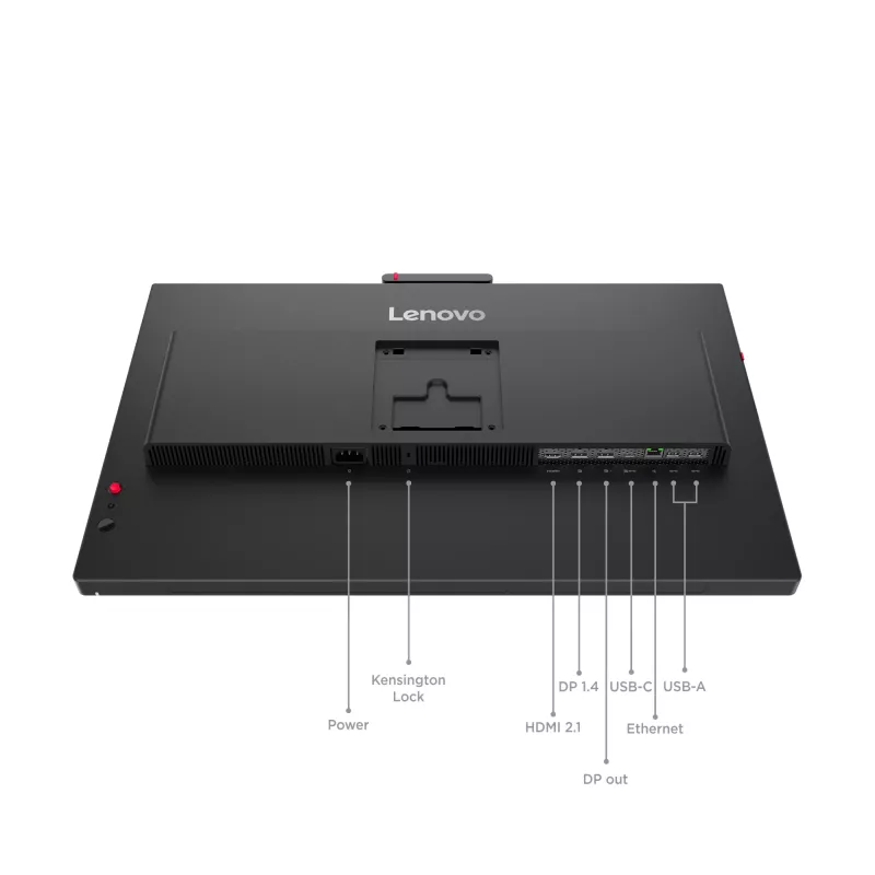 Lenovo ThinkVision T24-4v monitors, 60,5 cm (23,8 collas), 1920 x 1080 pikseļi, Full HD, LED, 6 ms, melns