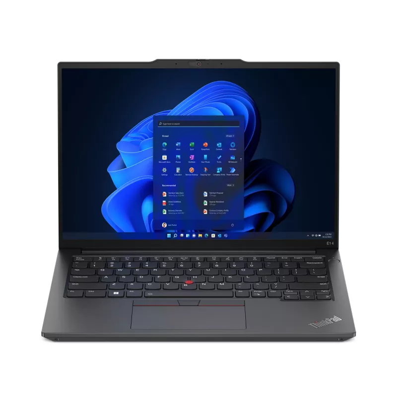 Lenovo ThinkPad E14 Gen 5 (AMD) AMD Ryzen™ 3 7330U klēpjdators 35.6 cm (14 collas) WUXGA 8 GB DDR4-SDRAM 256 GB SSD Wi-Fi 6 (802.11ax) Windows 11 Pro Nordic Melns