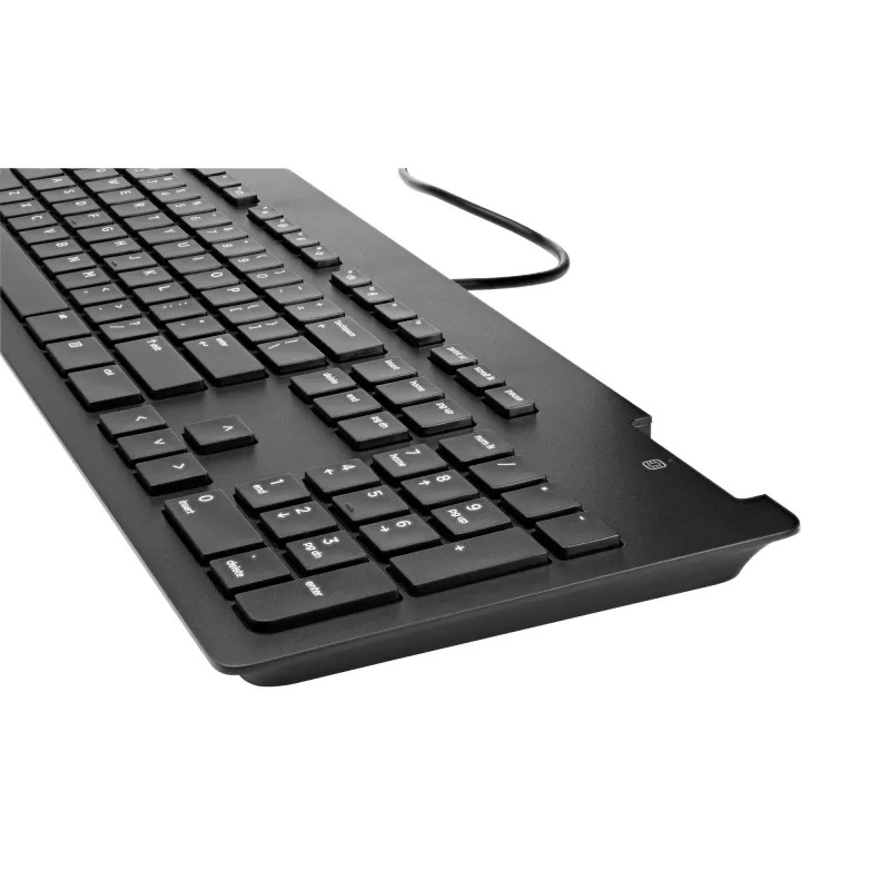HP Business plāns v2 Smartcard tastatūra, pilnizmēra (100%), vadu, USB, melna