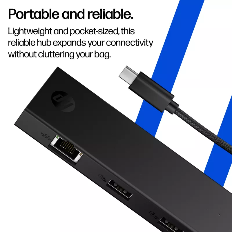 HP Portable USB-C Hub, Vjetnama, Bizness, Forest Stewardship Council (FSC), 119.6 mm, 39.9 mm, 14.9 mm