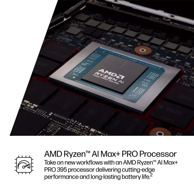 HP ZBook Ultra G1a Copilot+ PC AMD Ryzen AI Max+ PRO 395 35.6 cm (14 collas) Skārienjūtīgs 2.8K 64 GB LPDDR5x-SDRAM Wi-Fi 7 (802.11be) Windows 11 Pro AI darbstacija, AI PC Sudraba