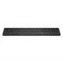 HP 495K vairāku ierīču divrežīmu tastatūra, pilna izmēra (100%), bezvadu, USB + Bluetooth, melna
