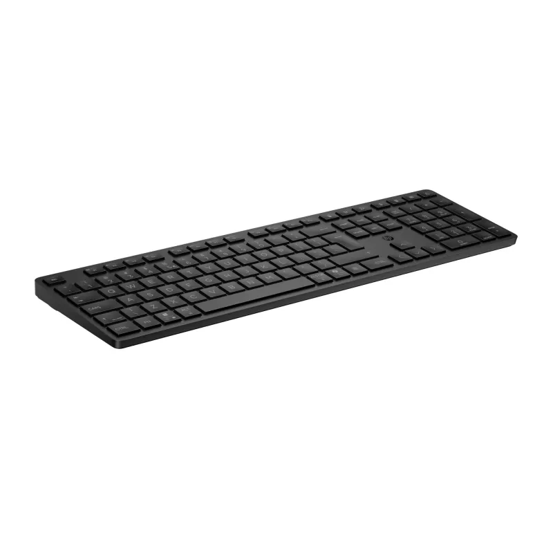 HP 495K vairāku ierīču divrežīmu tastatūra, pilna izmēra (100%), bezvadu, USB + Bluetooth, melna