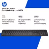 HP 495K vairāku ierīču divrežīmu tastatūra, pilna izmēra (100%), bezvadu, USB + Bluetooth, melna