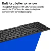 HP 495K vairāku ierīču divrežīmu tastatūra, pilna izmēra (100%), bezvadu, USB + Bluetooth, melna
