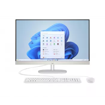 HP All-in-One 27-cr0048na Intel® Core™ i7 i7-1355U 68.6 cm (27 collas) 1920 x 1080 pikseļi Viss-vienā dators 8 GB DDR4-SDRAM 1 TB SSD Windows 11 Home Wi-Fi 6 (802.11ax) Balts (atjaunota prece)