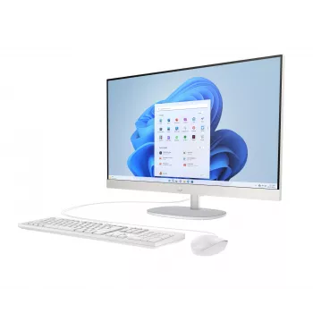 HP All-in-One 27-cr0048na Intel® Core™ i7 i7-1355U 68.6 cm (27 collas) 1920 x 1080 pikseļi Viss-vienā dators 8 GB DDR4-SDRAM 1 TB SSD Windows 11 Home Wi-Fi 6 (802.11ax) Balts (atjaunota prece)