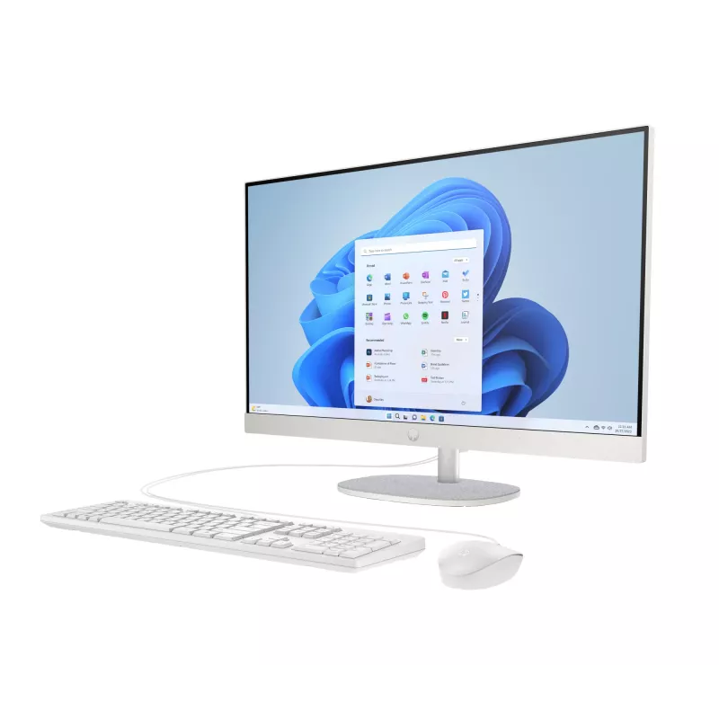 HP All-in-One 27-cr0048na Intel® Core™ i7 i7-1355U 68.6 cm (27 collas) 1920 x 1080 pikseļi Viss-vienā dators 8 GB DDR4-SDRAM 1 TB SSD Windows 11 Home Wi-Fi 6 (802.11ax) Balts