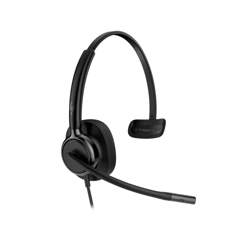 HP Poly Mission 415 monoaura USB vadu austiņas (bez iepakojuma), 99 g, melnas
