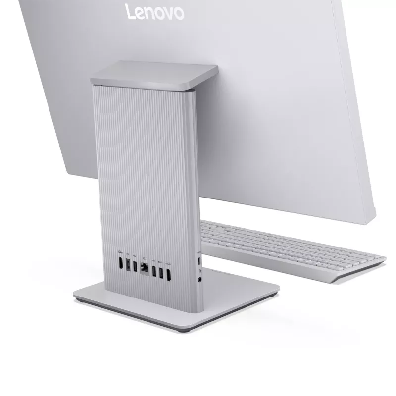 Lenovo IdeaCentre AIO 24ARR9 AMD Ryzen™ 5 7535HS 60.5 cm (23.8 collas) 1920 x 1080 pikseļi Viss vienā dators 16 GB DDR5-SDRAM 1 TB SSD Windows 11 Home Wi-Fi 6 (802.11ax) Pelēks