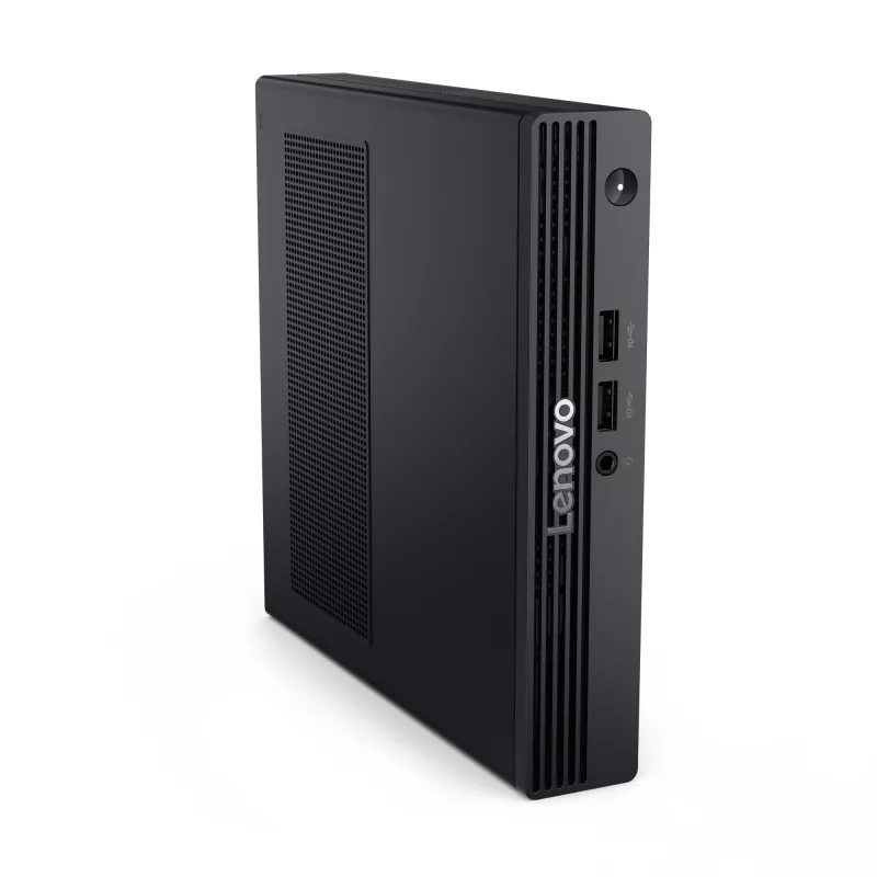 Lenovo V100q Intel Core i3 N-series i3-N305 16 GB DDR5-SDRAM 256 GB SSD Windows 11 Pro Mini PC melns