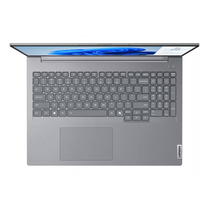 Lenovo ThinkBook 16 G8 IAL klēpjdators — Intel Core Ultra 5 135H, 16 collu WUXGA, 16 GB DDR5, 512 GB SSD, Windows 11 Pro, pelēks