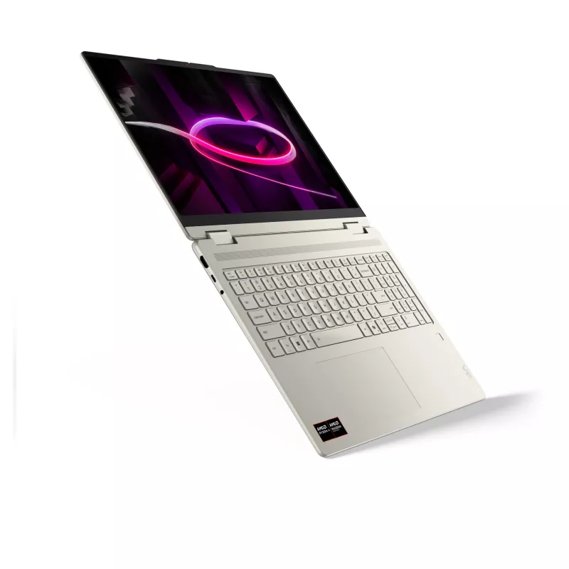 Lenovo Yoga 7 2-in-1 16AGP11 Copilot+ PC AMD Ryzen™ AI 7 445 Hibrīds (2-in-1) 40.6 cm (16 inch) Skārienjutīgs WQXGA+ 32 GB LPDDR5x-SDRAM 1 TB SSD Wi-Fi 7 (802.11be) Windows 11 Home German Seashell (krāsa)