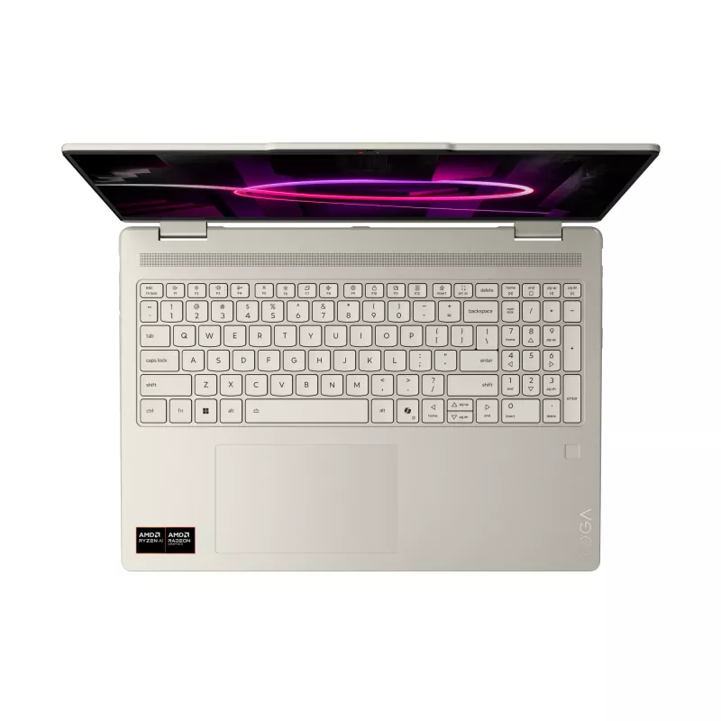 Lenovo Yoga 7 2-in-1 16AGP11 Copilot+ PC AMD Ryzen™ AI 7 445 Hibrīds (2-in-1) 40.6 cm (16 inch) Skārienjutīgs WQXGA+ 32 GB LPDDR5x-SDRAM 1 TB SSD Wi-Fi 7 (802.11be) Windows 11 Home German Seashell (krāsa)